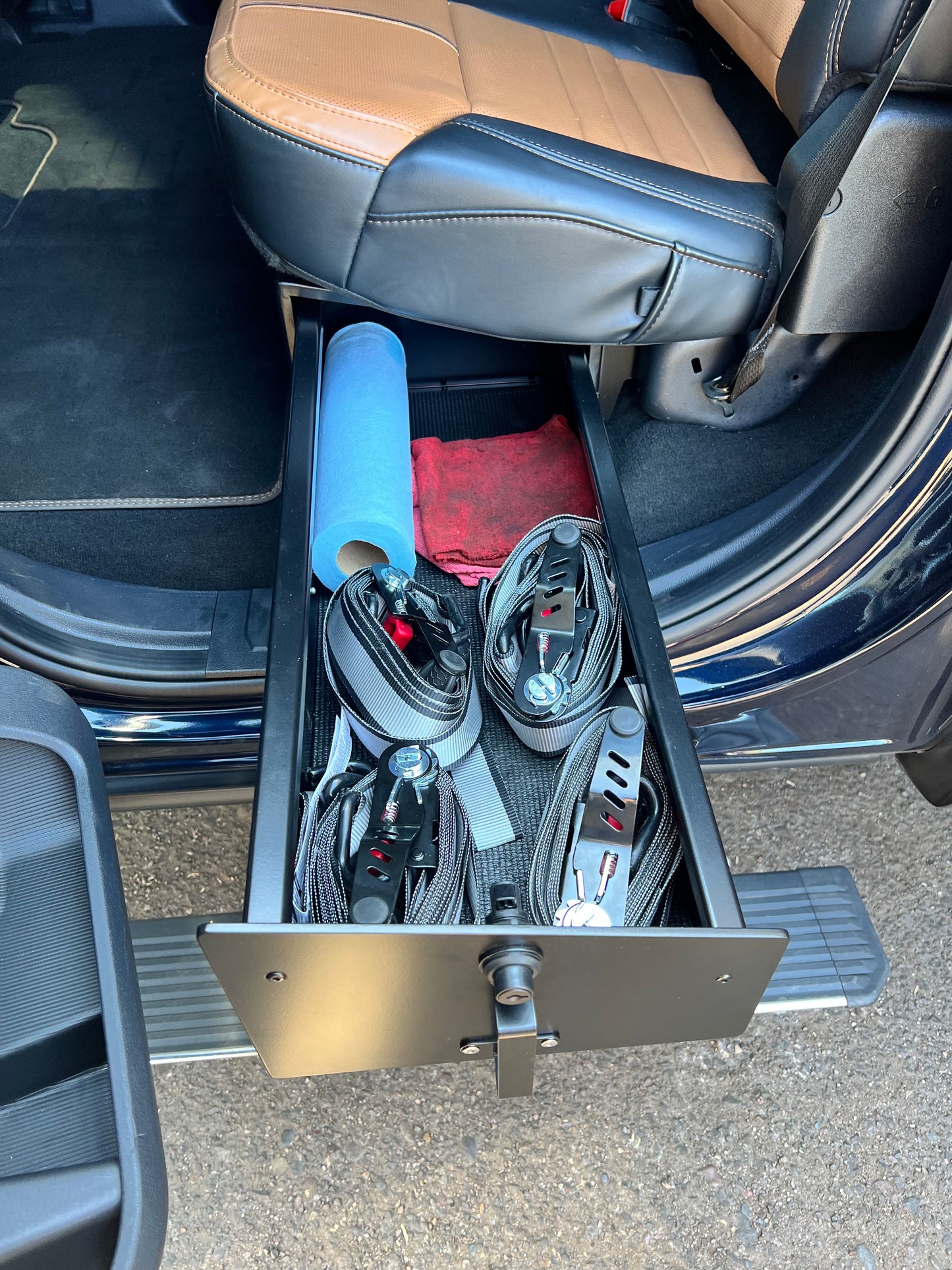 Ford F-Series Under Seat Storage Toolbox w/ Dual 50/50 Drawers