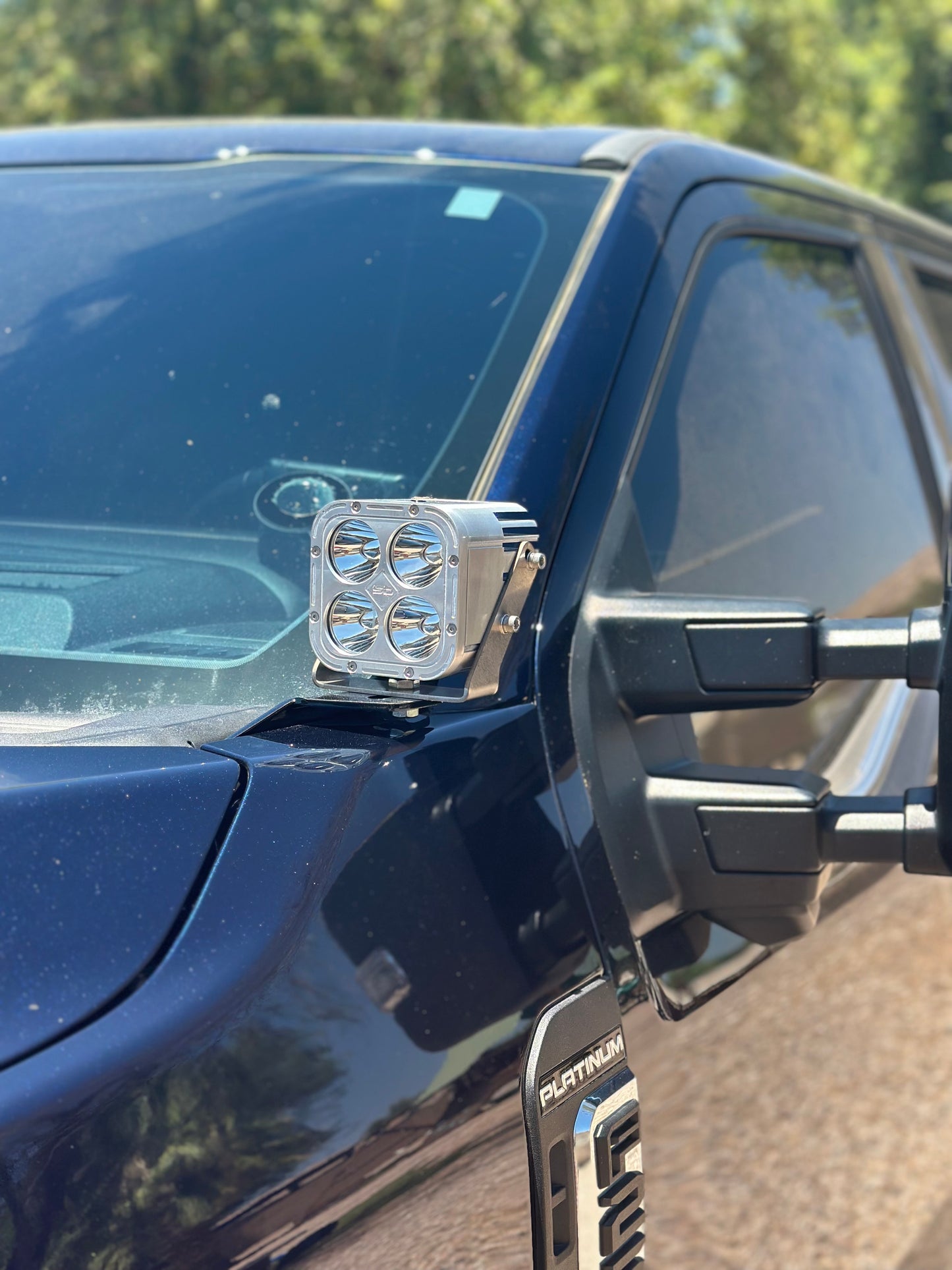2023+ Ford Super Duty Ditch Light/ A-Pillar Brackets
