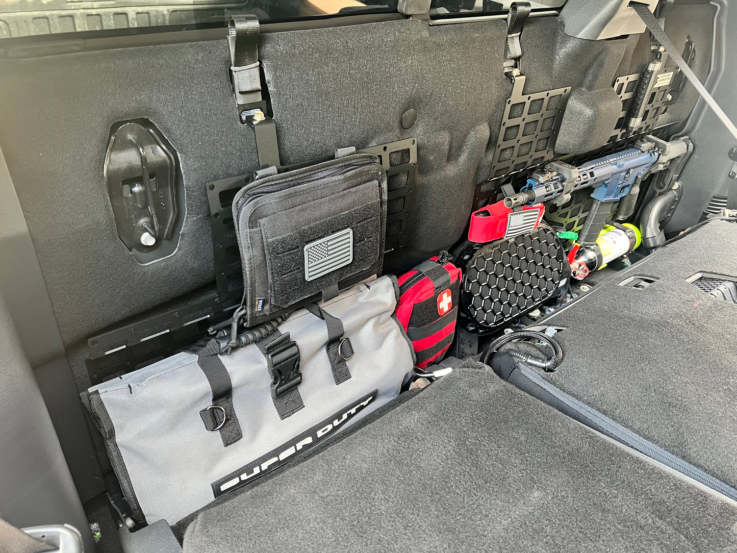 Ford F-Series Behind Seat Molle Panel Kit-Superduty Sub