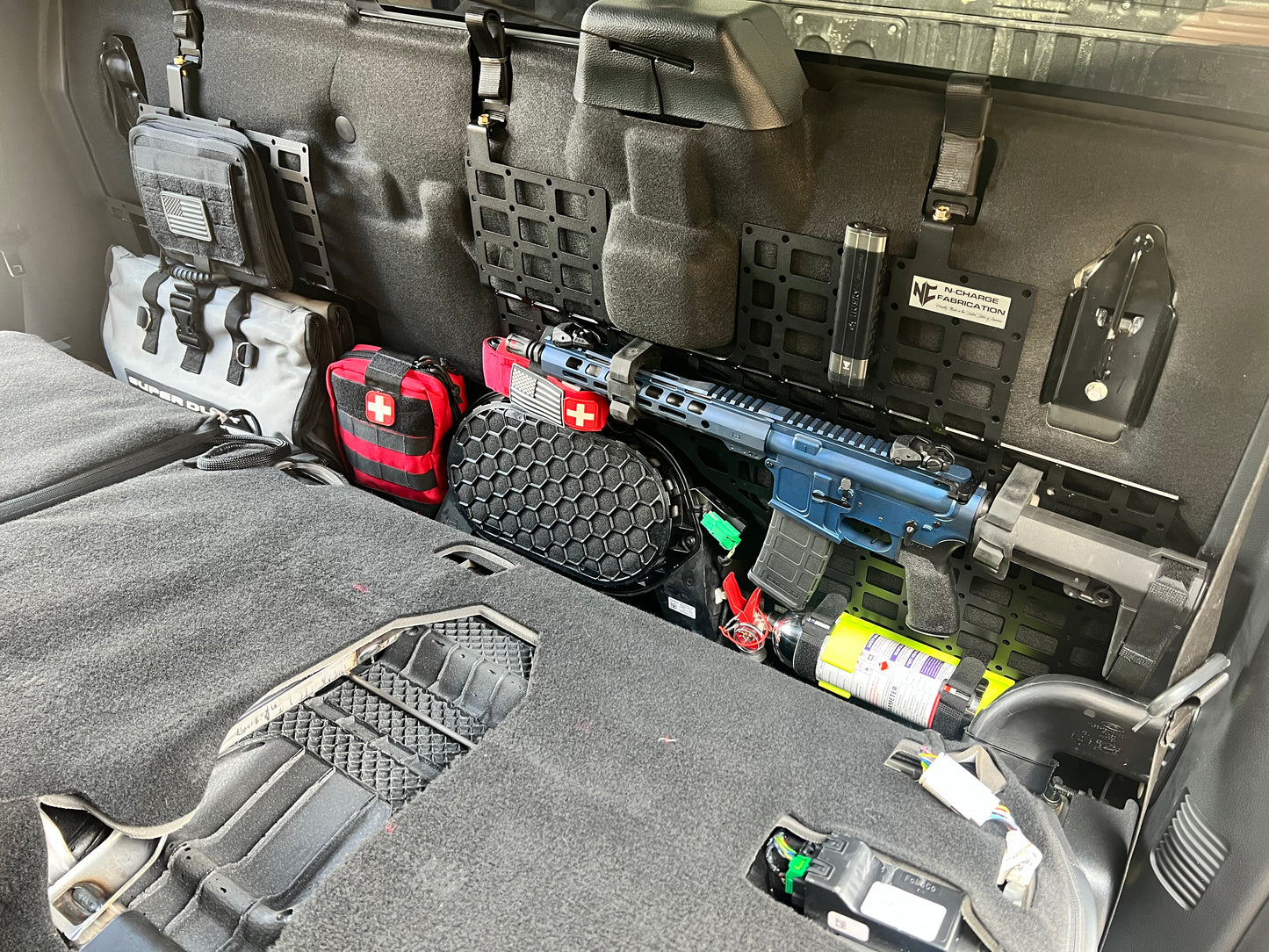 Ford F-Series Behind Seat Molle Panel Kit-Superduty Sub