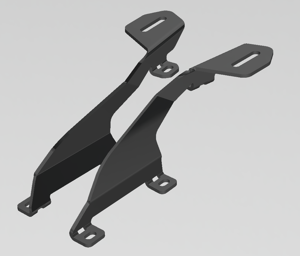 2023+ Ford Super Duty Ditch Light/ A-Pillar Brackets