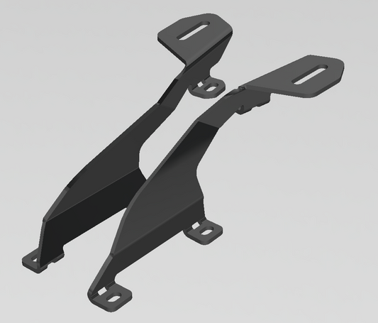 2023+ Ford Super Duty Ditch Light/ A-Pillar Brackets